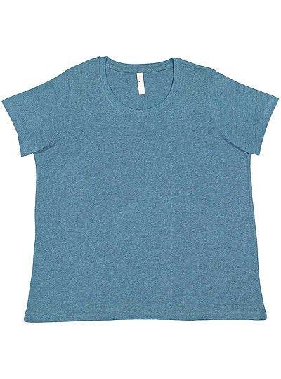 Women's Curvy Fine Jersey Tee  LAT  3816