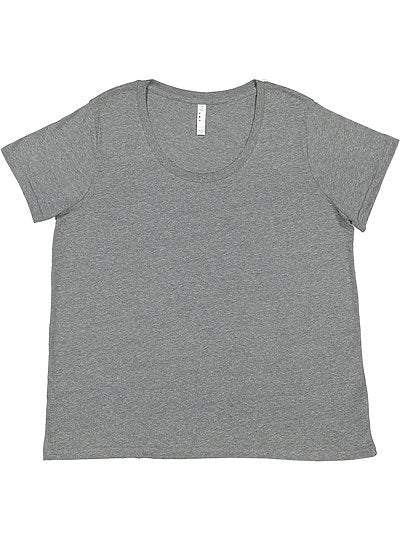 Women's Curvy Fine Jersey Tee  LAT  3816