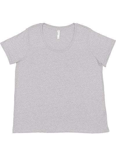 Women's Curvy Fine Jersey Tee  LAT  3816