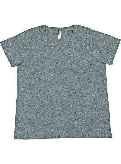 Women's Curvy Fine Jersey Tee  LAT  3816