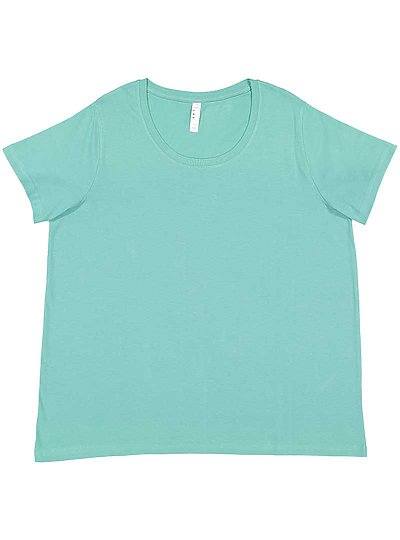 Women's Curvy Fine Jersey Tee  LAT  3816