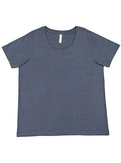 Women's Curvy Fine Jersey Tee  LAT  3816