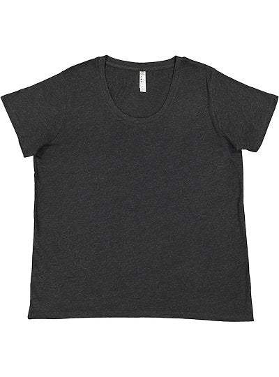 Women's Curvy Fine Jersey Tee  LAT  3816
