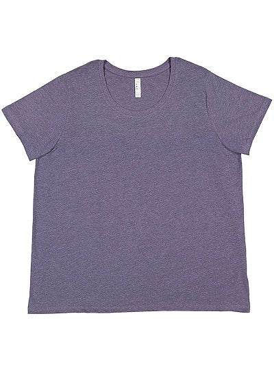 Women's Curvy Fine Jersey Tee  LAT  3816
