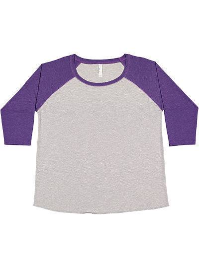 Women's Curvy Baseball Tee  LAT  3830