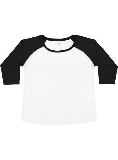 Women's Curvy Baseball Tee  LAT  3830