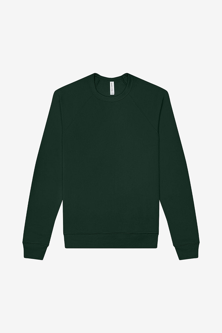 Unisex Sponge Fleece Raglan Sweatshirt Bella+Canvas 3901  LARGE & X-LARGE