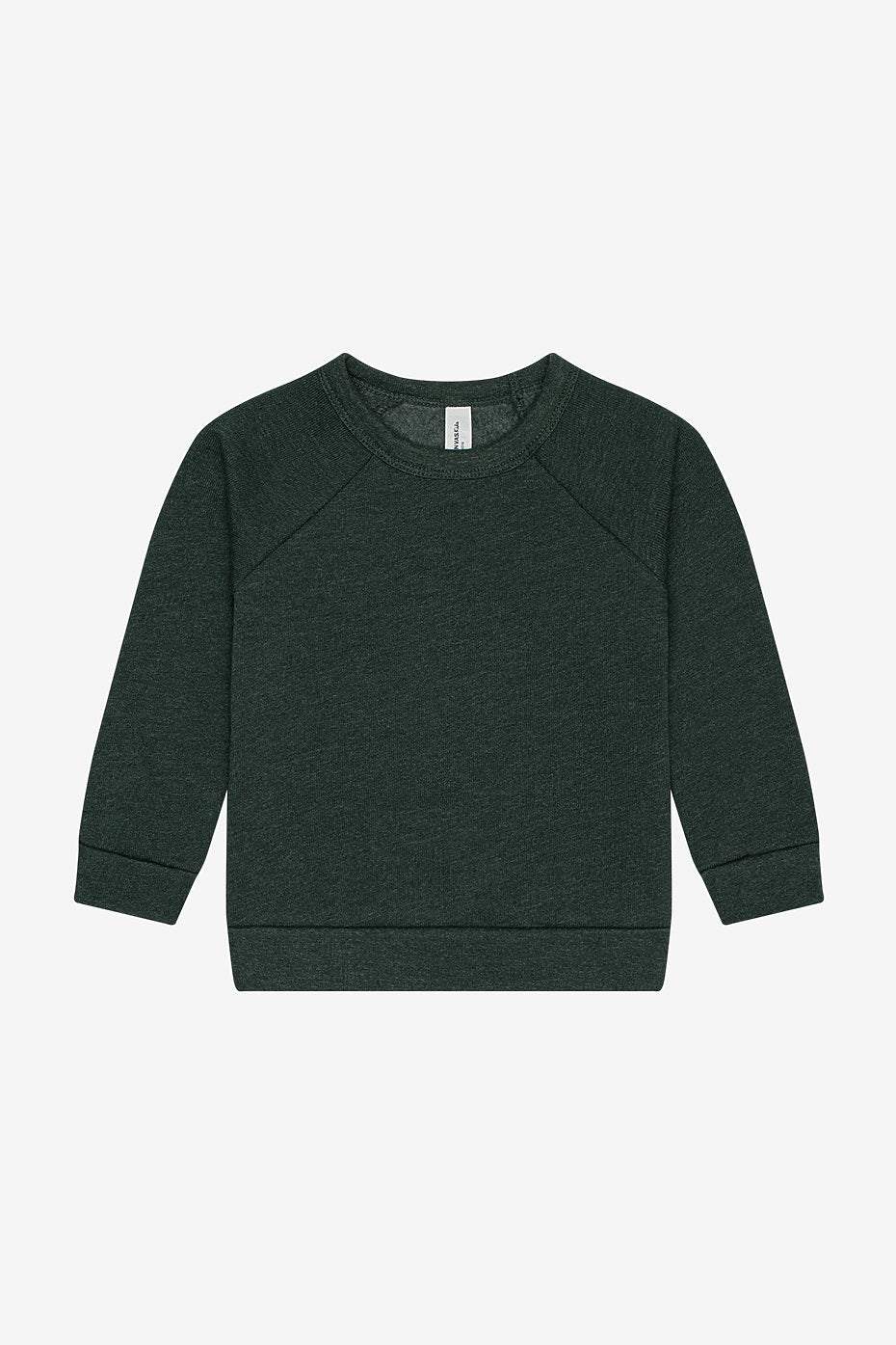 Toddler Sponge Fleece Raglan Sweatshirt  Bella+Canvas  3901T