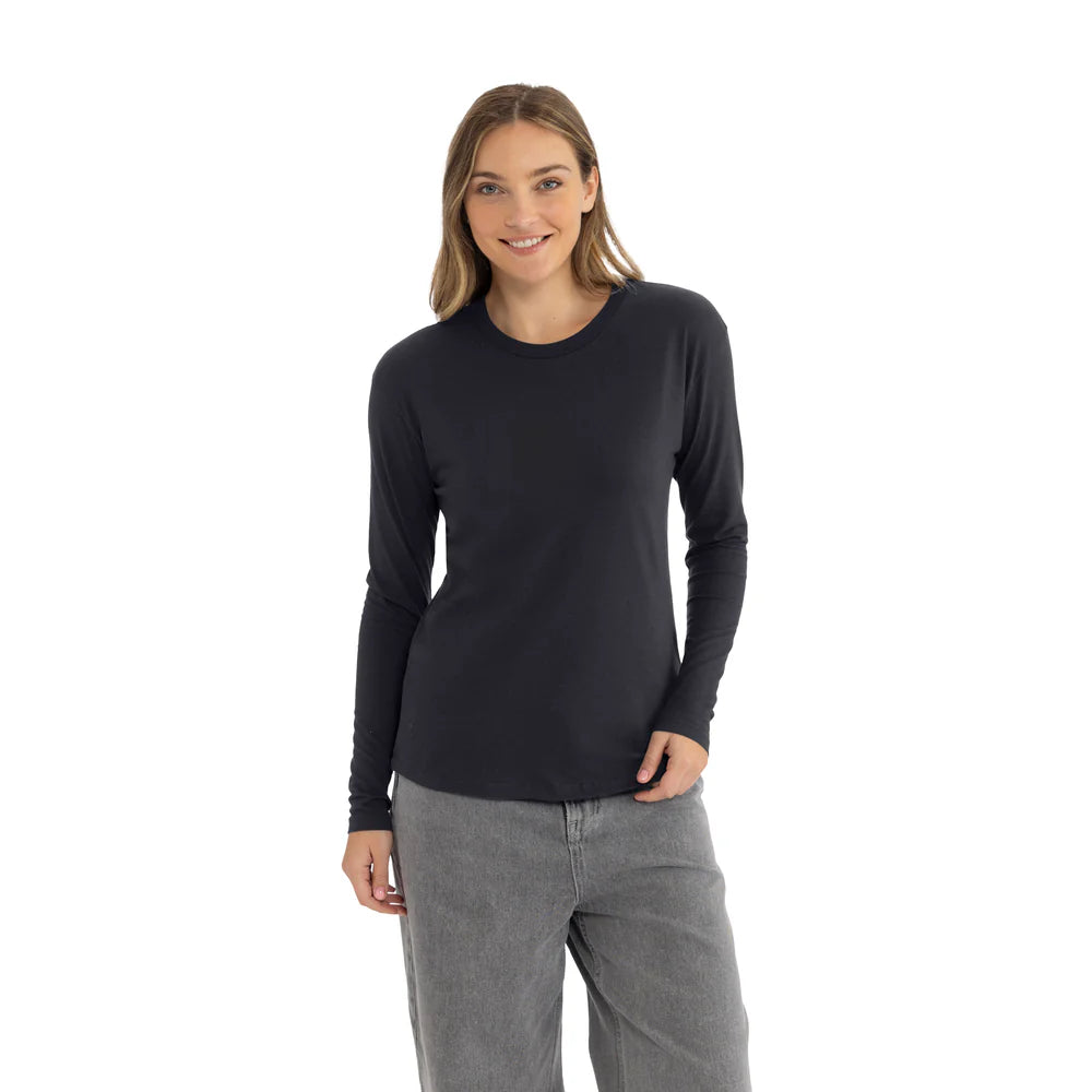 3911 Women's Cotton Relaxed Long Sleeve T-shirt  Next Level