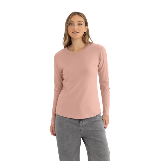 3911 Women's Cotton Relaxed Long Sleeve T-shirt  Next Level