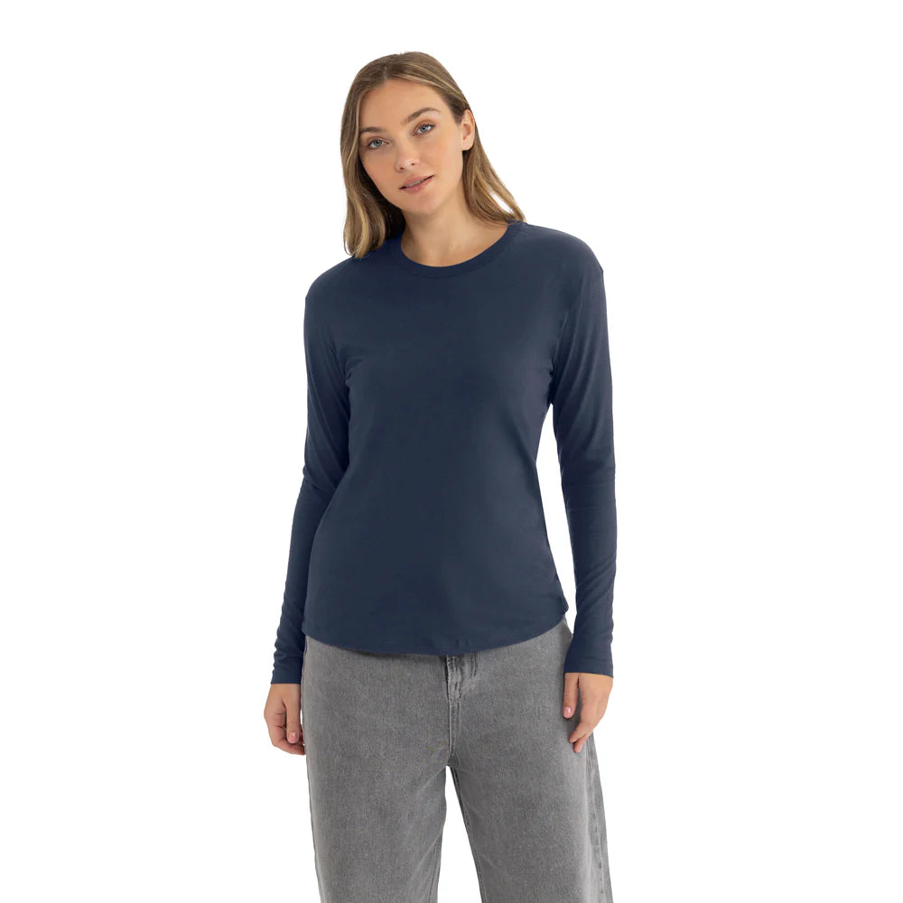 3911 Women's Cotton Relaxed Long Sleeve T-shirt  Next Level