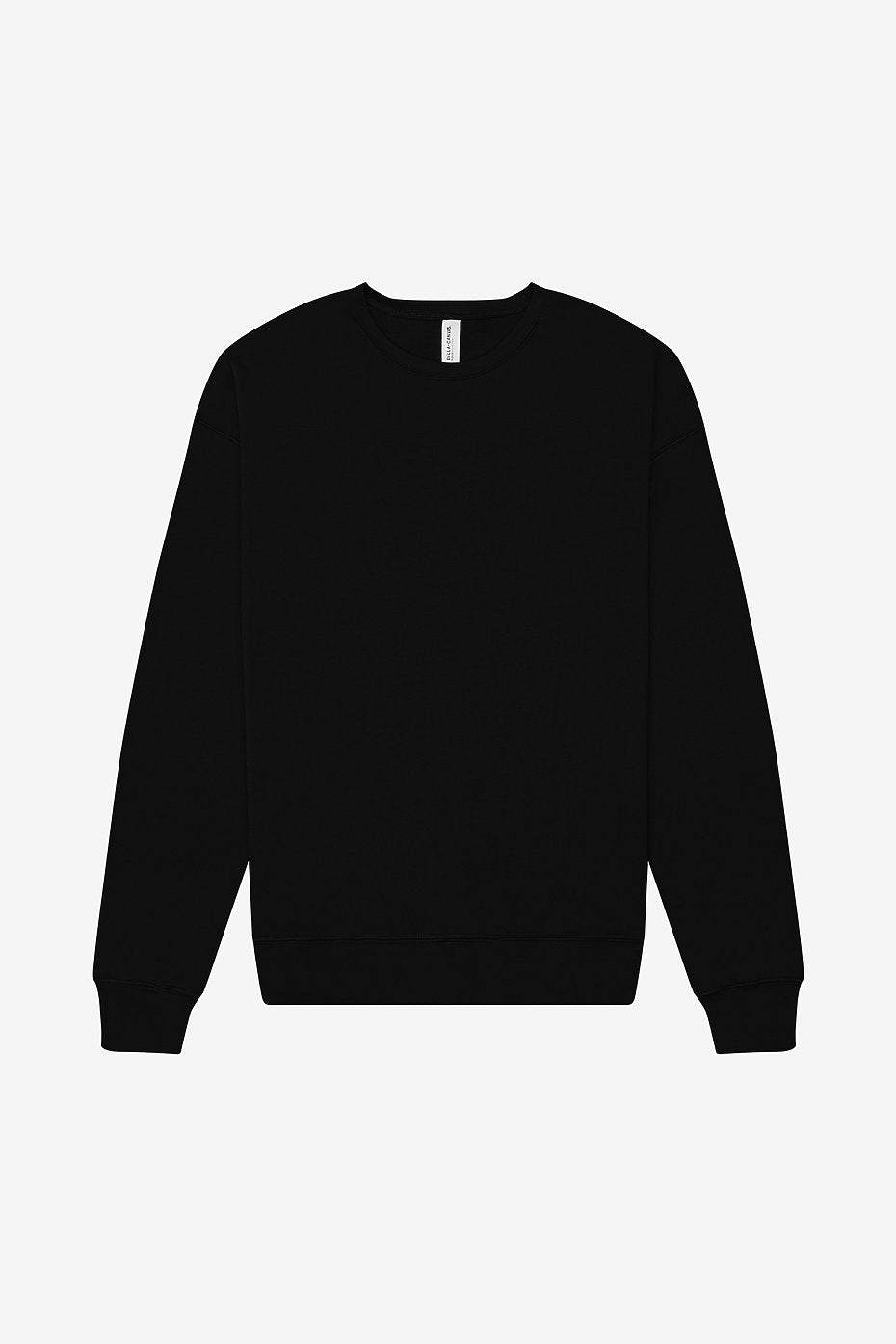 Unisex Sponge Fleece Drop Shoulder Sweatshirt  Bella+Canvas  3945 X-SMALL & SMALL