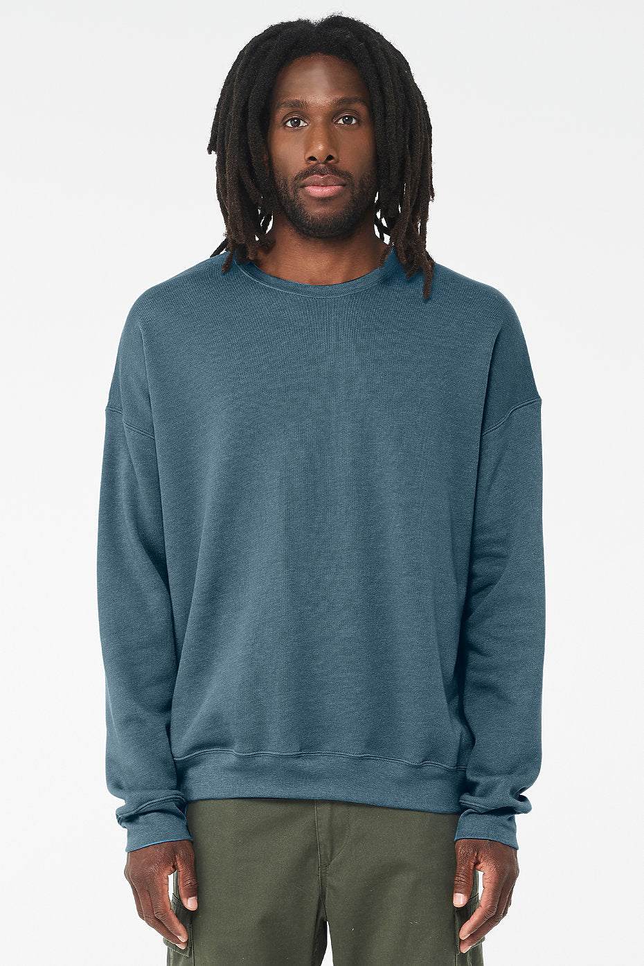 Unisex Sponge Fleece Drop Shoulder Sweatshirt  Bella+Canvas  3945 X-SMALL & SMALL