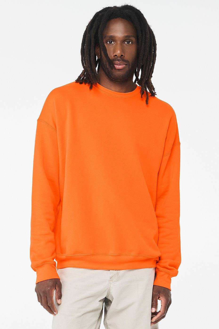 Unisex Sponge Fleece Drop Shoulder Sweatshirt  Bella+Canvas  3945 X-SMALL & SMALL