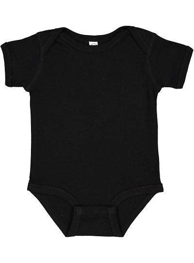 Infant Baby Rib Bodysuit  Rabbit Skins  4400  APPLE TO GOLD