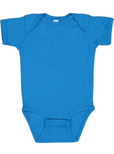 Infant Baby Rib Bodysuit  Rabbit Skins  4400  APPLE TO GOLD