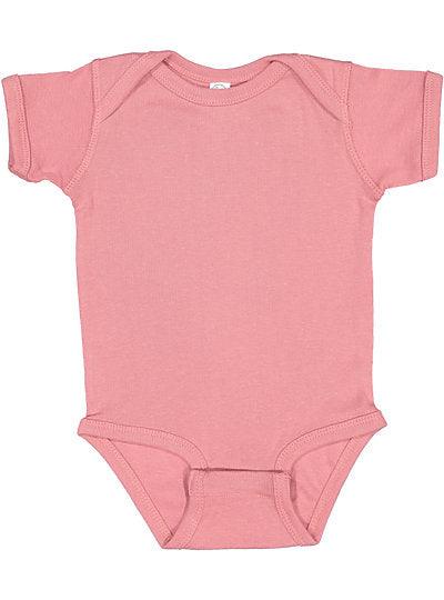 infant Baby Rib Bobysuit  Rabbit Skins  4400 (CONT'D)  GRANITE HEATHER TO NATURAL HEATHER