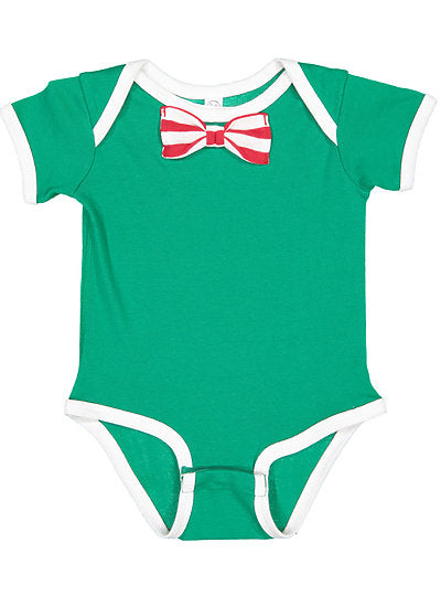 Infant Bow Tie Bodysuit  Rabbit Skins  4407