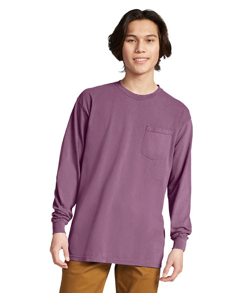 Comfort Colors Heavyweight Adult Long Sleeve Pocket T-Shirt  4410  SMALL - LARGE