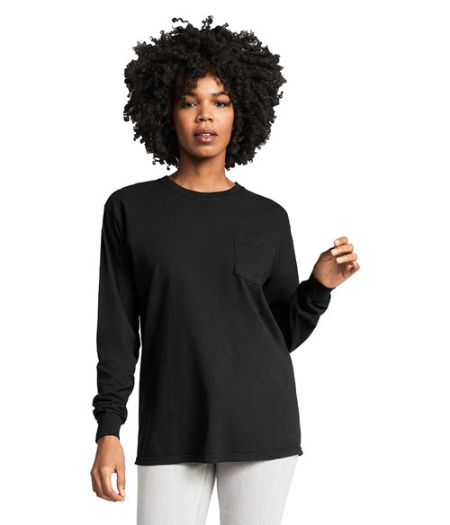 Comfort Colors Heavyweight Adult Long Sleeve Pocket T-Shirt  4410  SMALL - LARGE