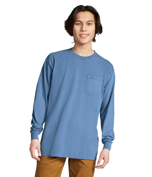 Comfort Colors Heavyweight Adult Long Sleeve Pocket T-Shirt  4410  SMALL - LARGE