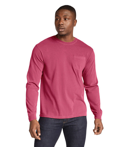 Comfort Colors Heavyweight Adult Long Sleeve Pocket T-Shirt  4410  SMALL - LARGE