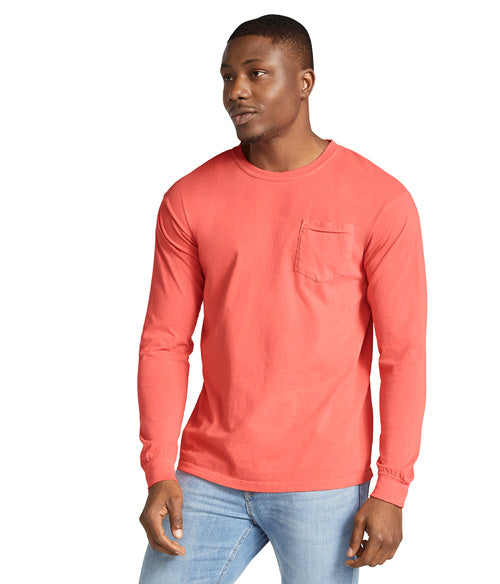 Comfort Colors Heavyweight Adult Long Sleeve Pocket T-Shirt  4410  SMALL - LARGE