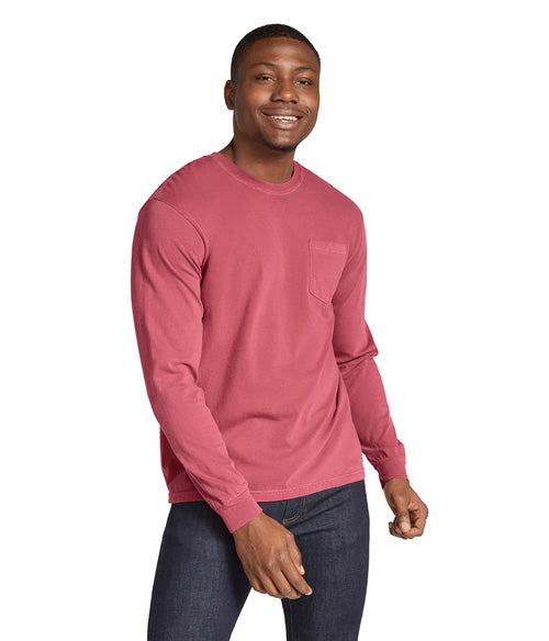 Comfort Colors Heavyweight Adult Long Sleeve Pocket T-Shirt  4410  SMALL - LARGE