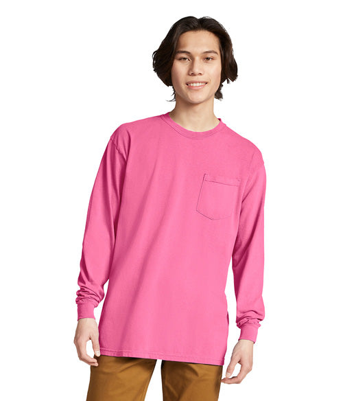 Comfort Colors Heavyweight Adult Long Sleeve Pocket T-Shirt  4410  SMALL - LARGE
