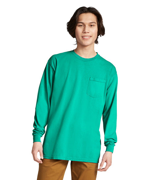 Comfort Colors Heavyweight Adult Long Sleeve Pocket T-Shirt  4410  SMALL - LARGE