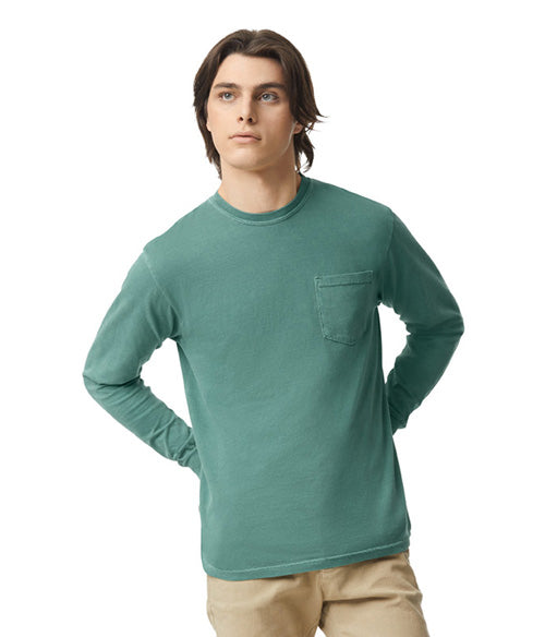 Comfort Colors Heavyweight Adult Long Sleeve Pocket T-Shirt  4410  SMALL - LARGE