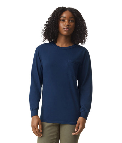Comfort Colors Heavyweight Adult Long Sleeve Pocket T-Shirt  4410  SMALL - LARGE
