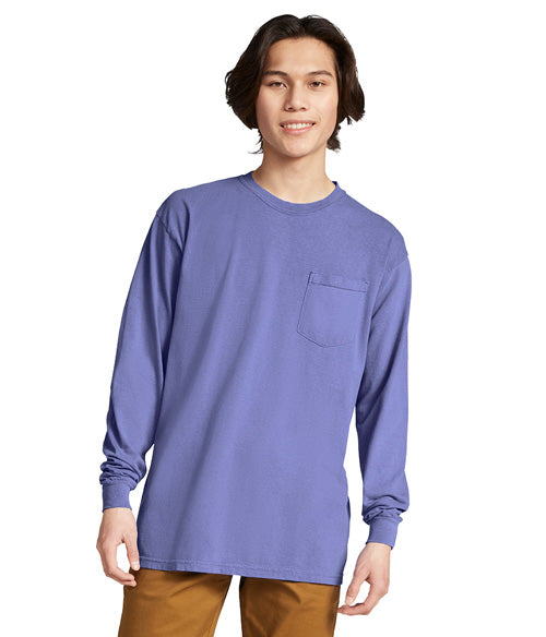Comfort Colors Heavyweight Adult Long Sleeve Pocket T-Shirt  4410  SMALL - LARGE