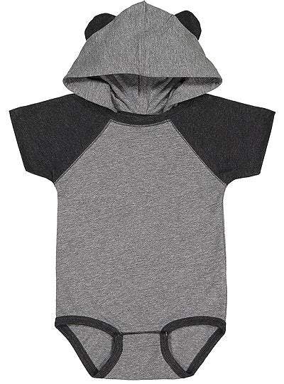 Infant Hooded Bodysuit w/Ears  Rabbit Skins  4417