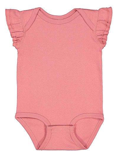 Infant Flutter Sleeve Bodysuit  Rabbit Skins  4439