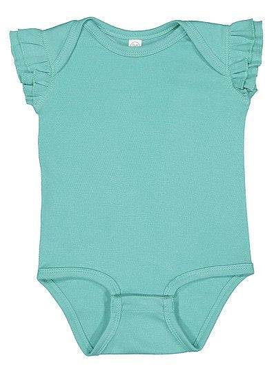 Infant Flutter Sleeve Bodysuit  Rabbit Skins  4439
