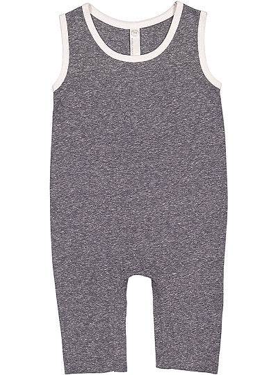 Infant Melange Tank Romper  Rabbit Skins  4492