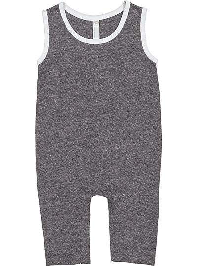 Infant Melange Tank Romper  Rabbit Skins  4492