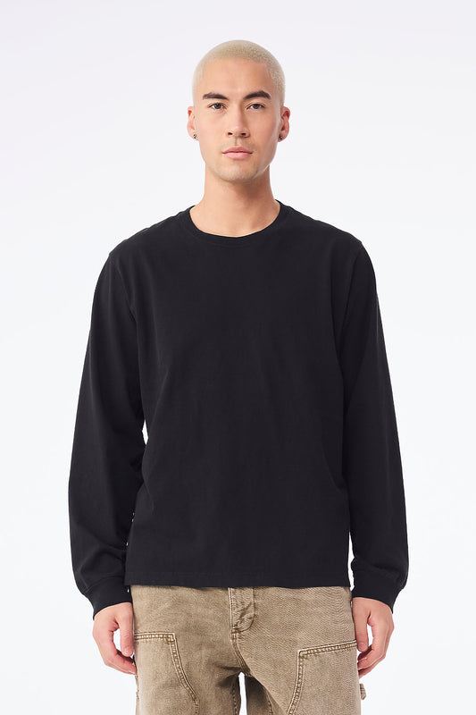 Unisex Heavyweight Garment Dye Long Sleeve Tee  Bella+Canvas  4851GD