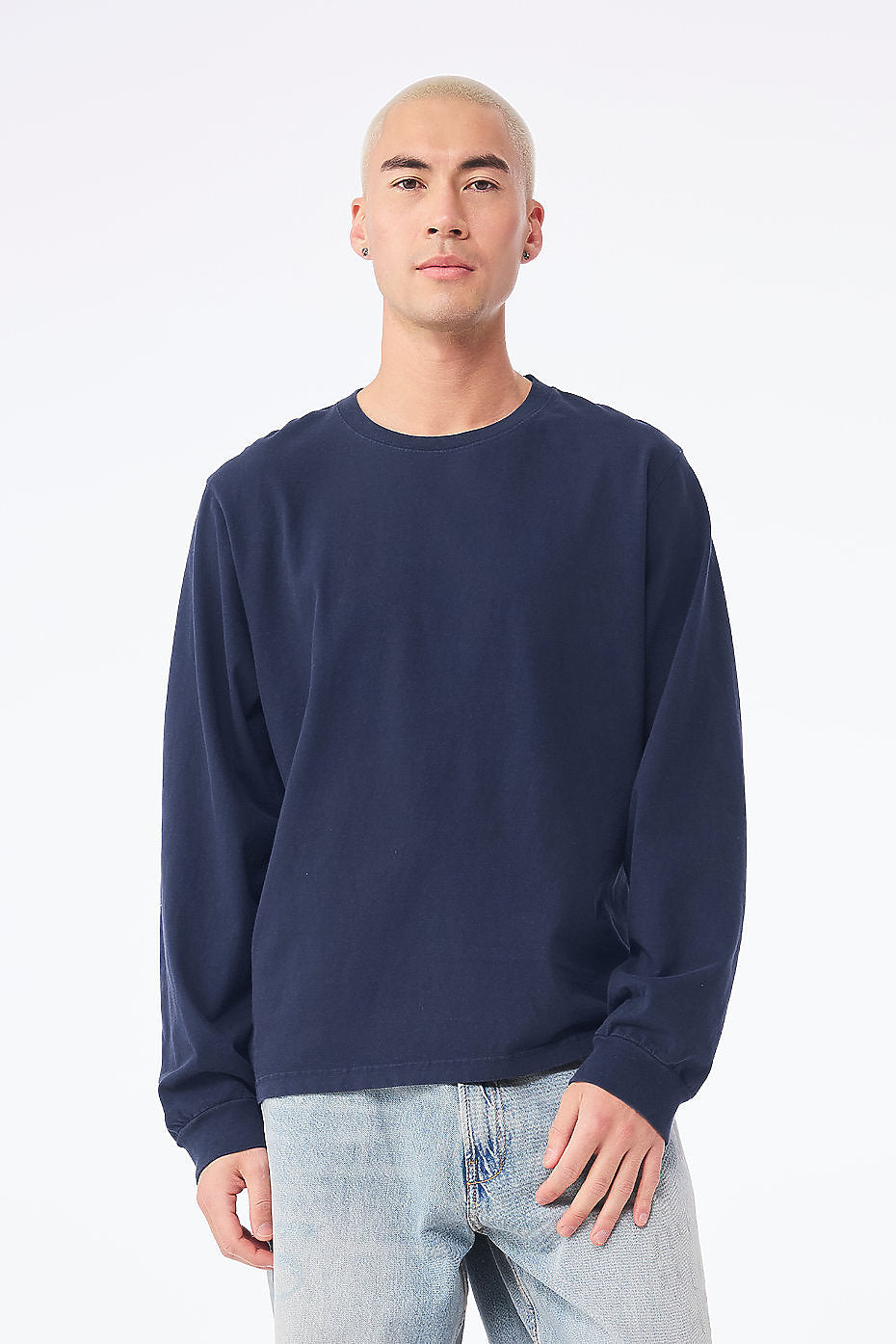 Unisex Heavyweight Garment Dye Long Sleeve Tee  Bella+Canvas  4851GD