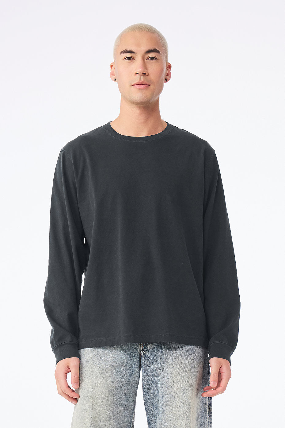 Unisex Heavyweight Garment Dye Long Sleeve Tee  Bella+Canvas  4851GD