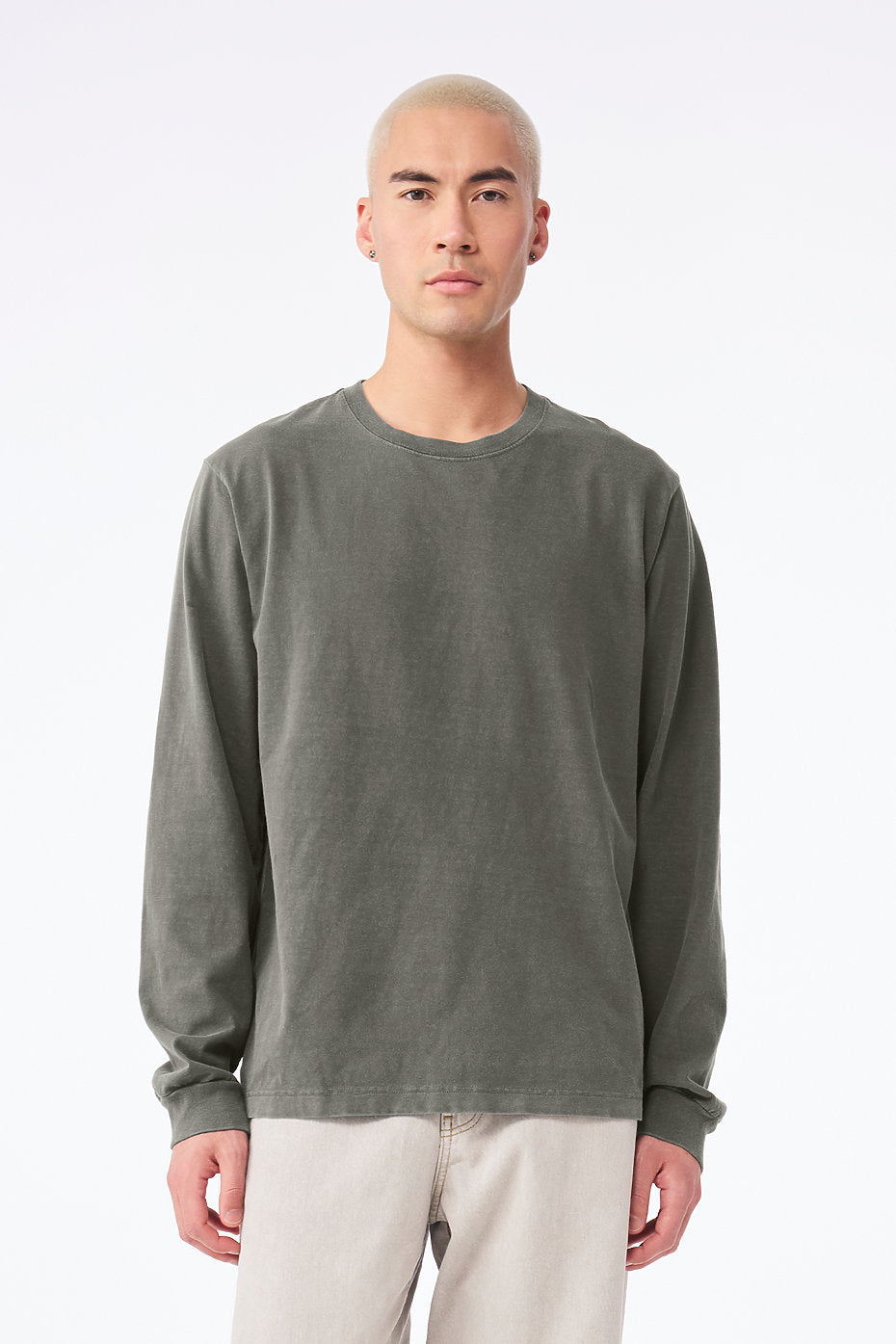 Unisex Heavyweight Garment Dye Long Sleeve Tee  Bella+Canvas  4851GD