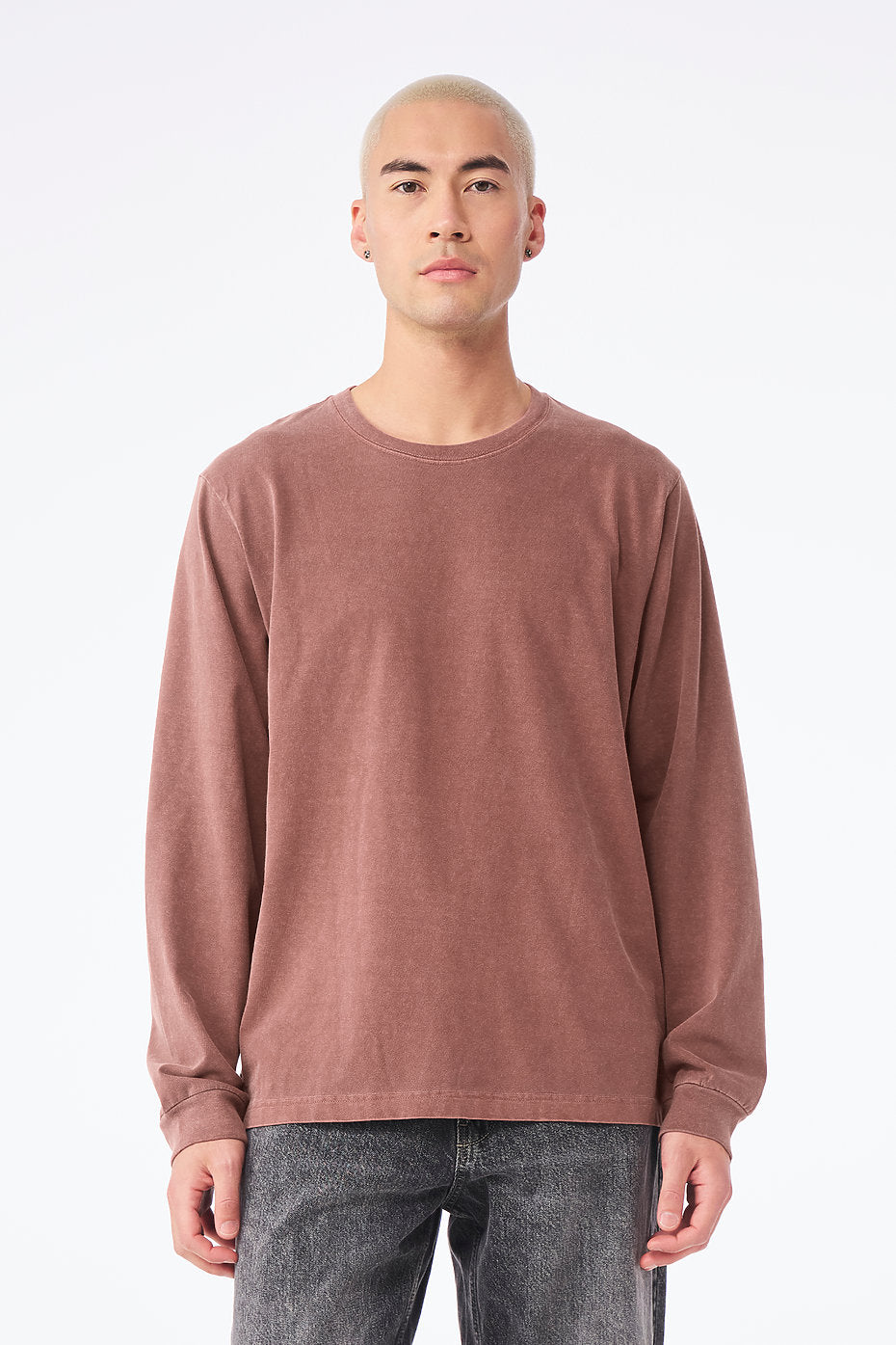 Unisex Heavyweight Garment Dye Long Sleeve Tee  Bella+Canvas  4851GD