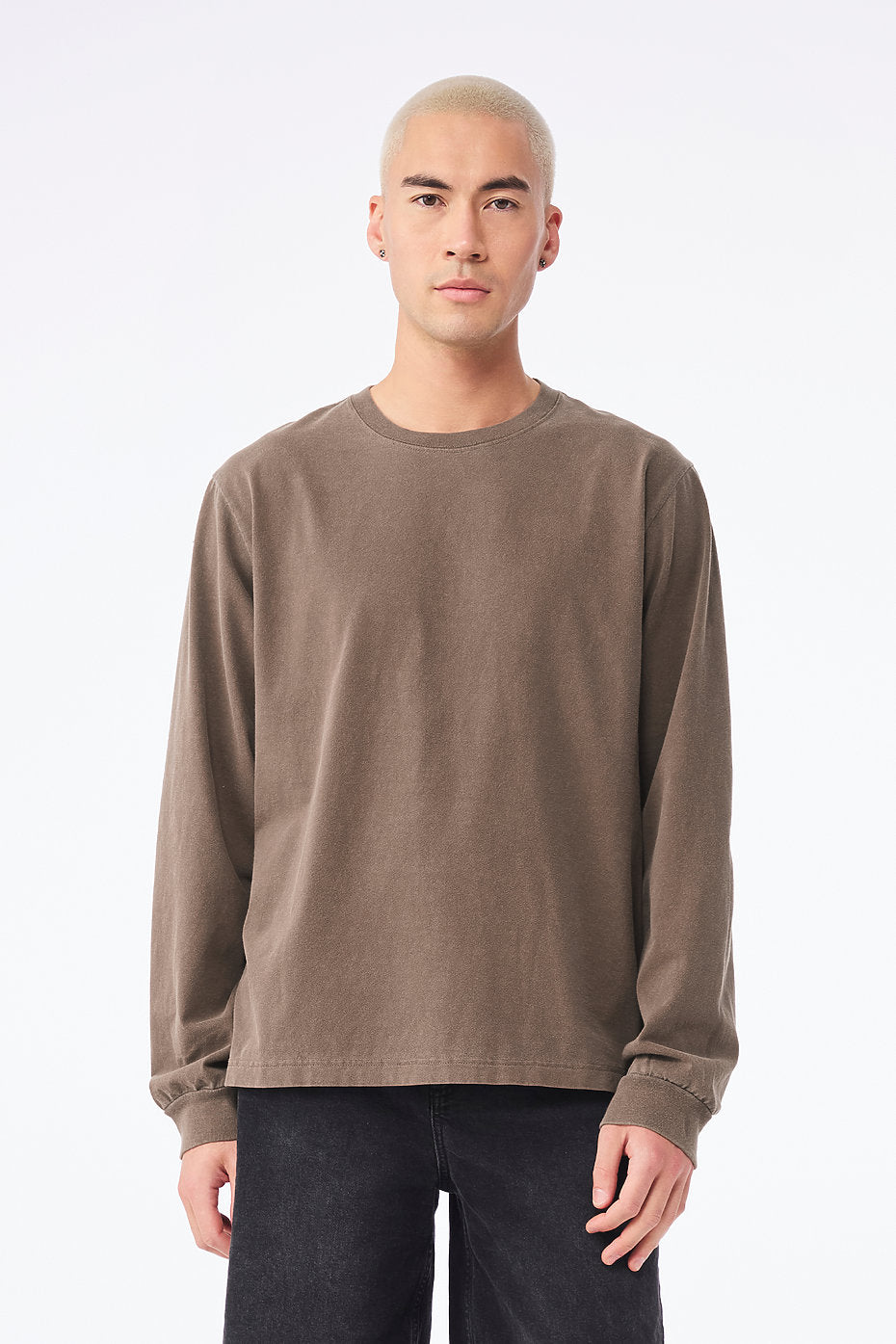 Unisex Heavyweight Garment Dye Long Sleeve Tee  Bella+Canvas  4851GD