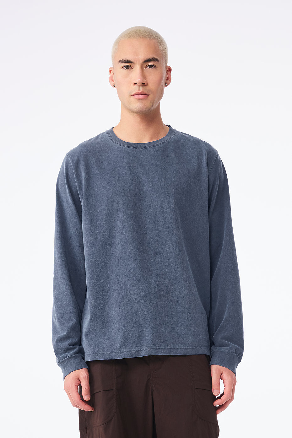 Unisex Heavyweight Garment Dye Long Sleeve Tee  Bella+Canvas  4851GD