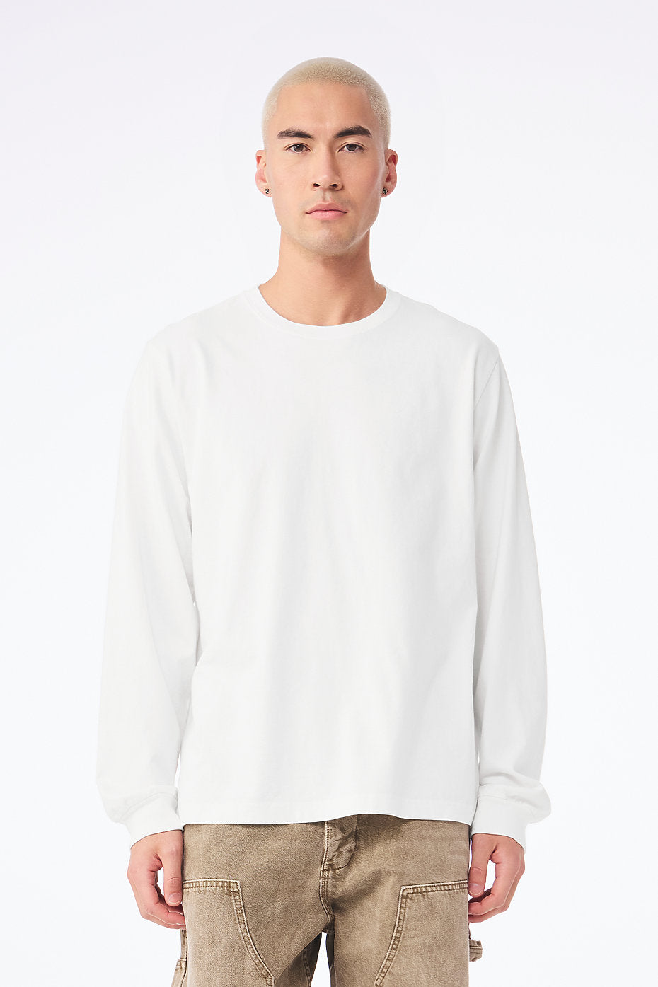 Unisex Heavyweight Garment Dye Long Sleeve Tee  Bella+Canvas  4851GD