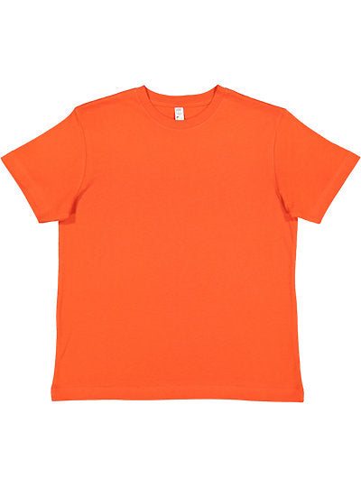 Youth Fine Jersey Tee bright orange soft cotton crew neck t-shirt for kids