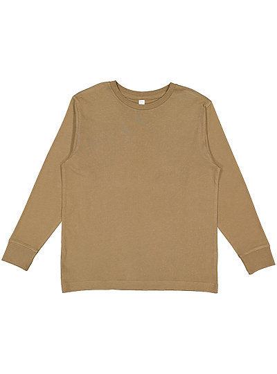 Youth Long Sleeve Fine Jersey Tee  LAT  6201  YOUTH X-SMALL, SMALL, MEDIUM, & LARGE