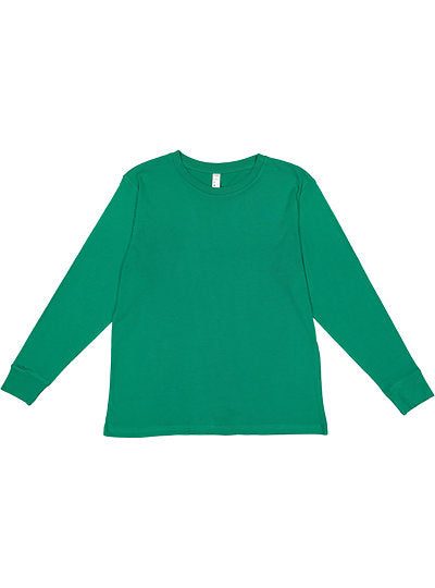 Youth Long Sleeve Fine Jersey Tee  LAT  6201  YOUTH X-SMALL, SMALL, MEDIUM, & LARGE