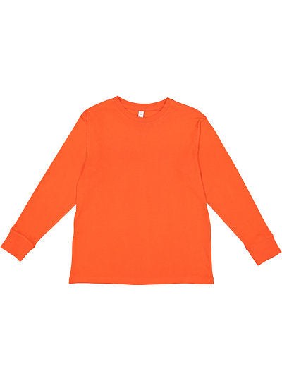 Youth Long Sleeve Fine Jersey Tee  LAT  6201  YOUTH X-SMALL, SMALL, MEDIUM, & LARGE